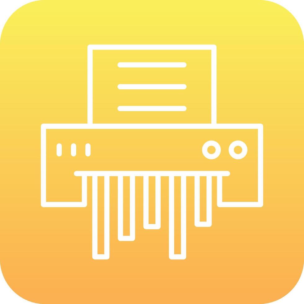 Paper Shredder Vector Icon