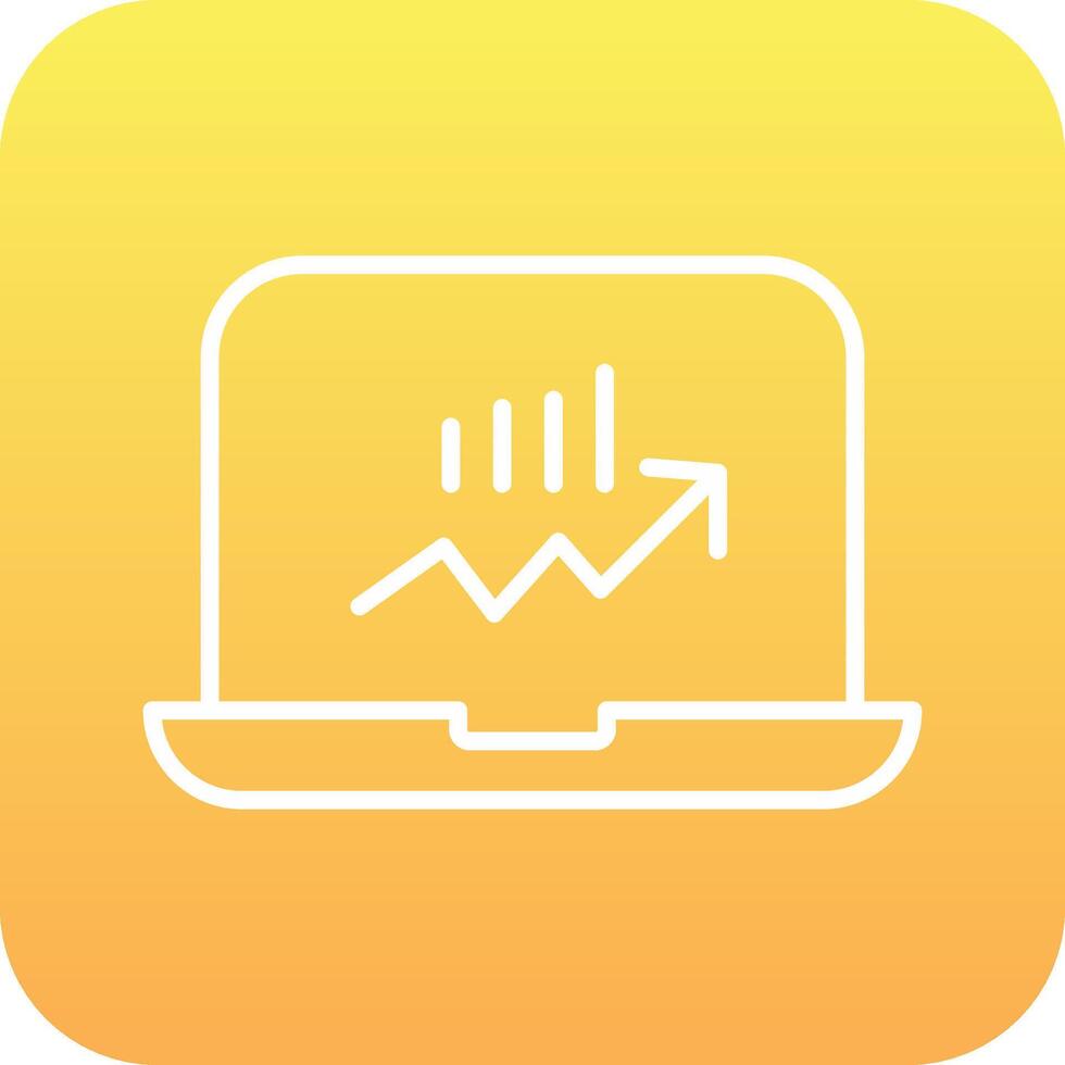Stocks Monitoring Vector Icon