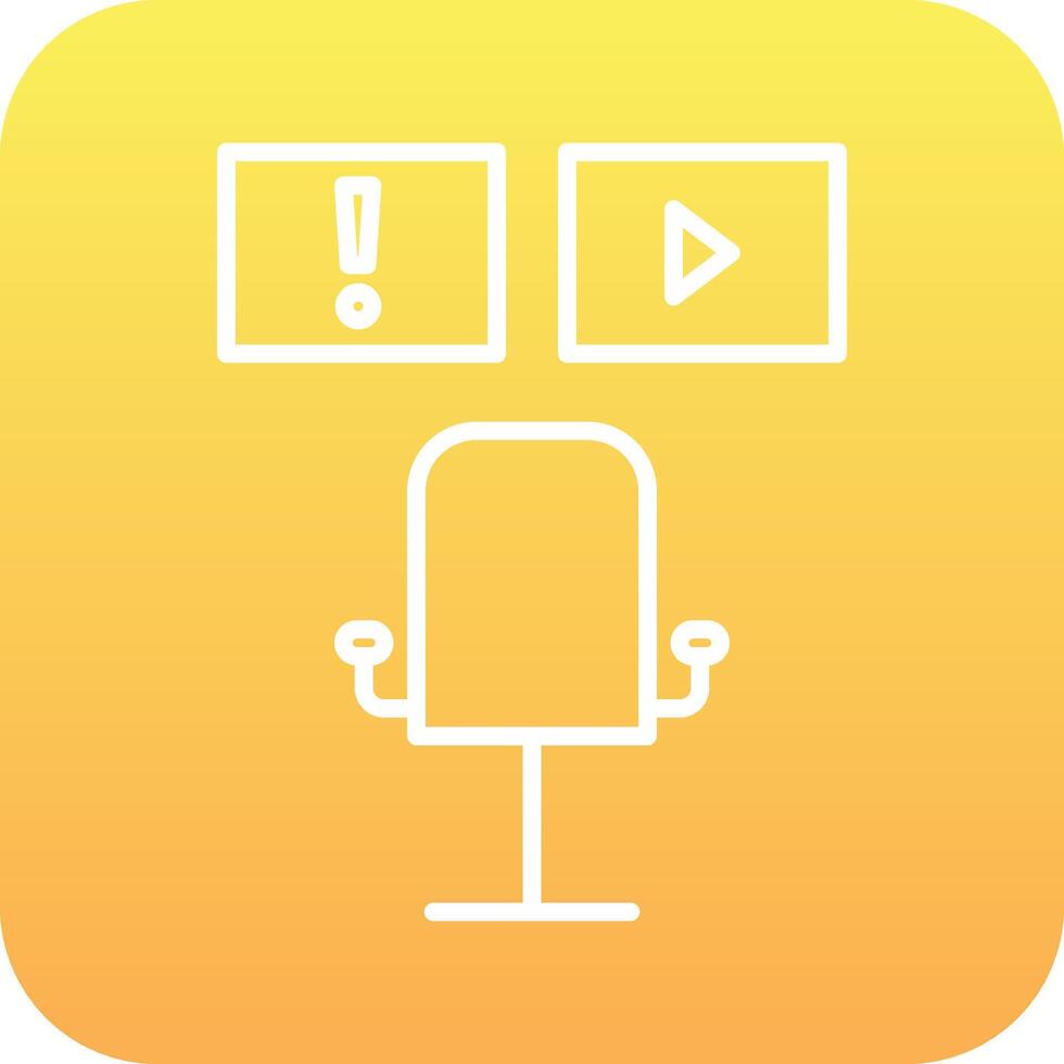 Data Monitoring Vector Icon