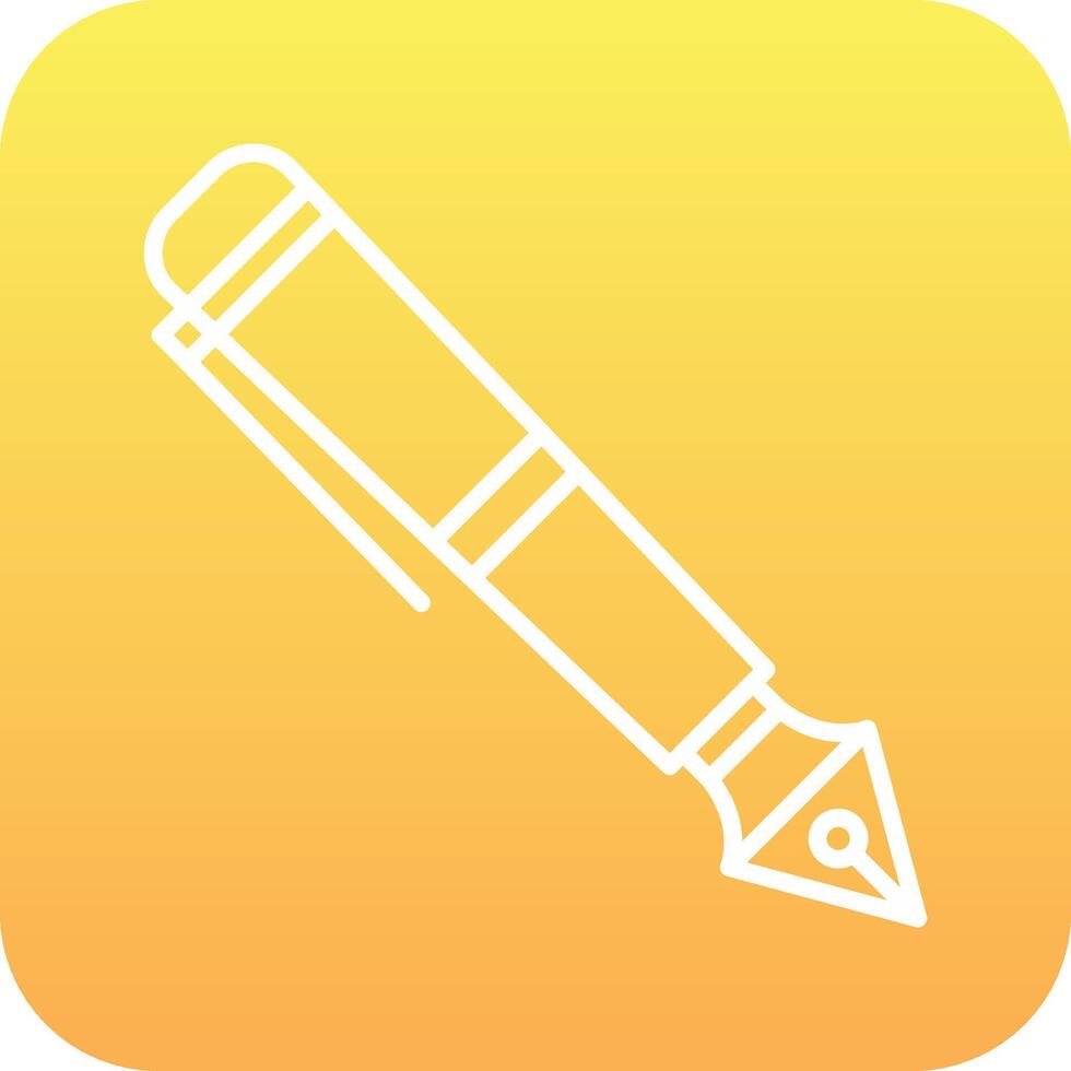 Fountain Pen Vector Icon