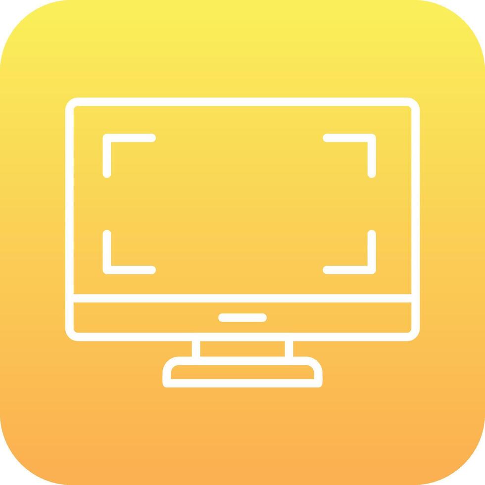 Monitor Vector Icon