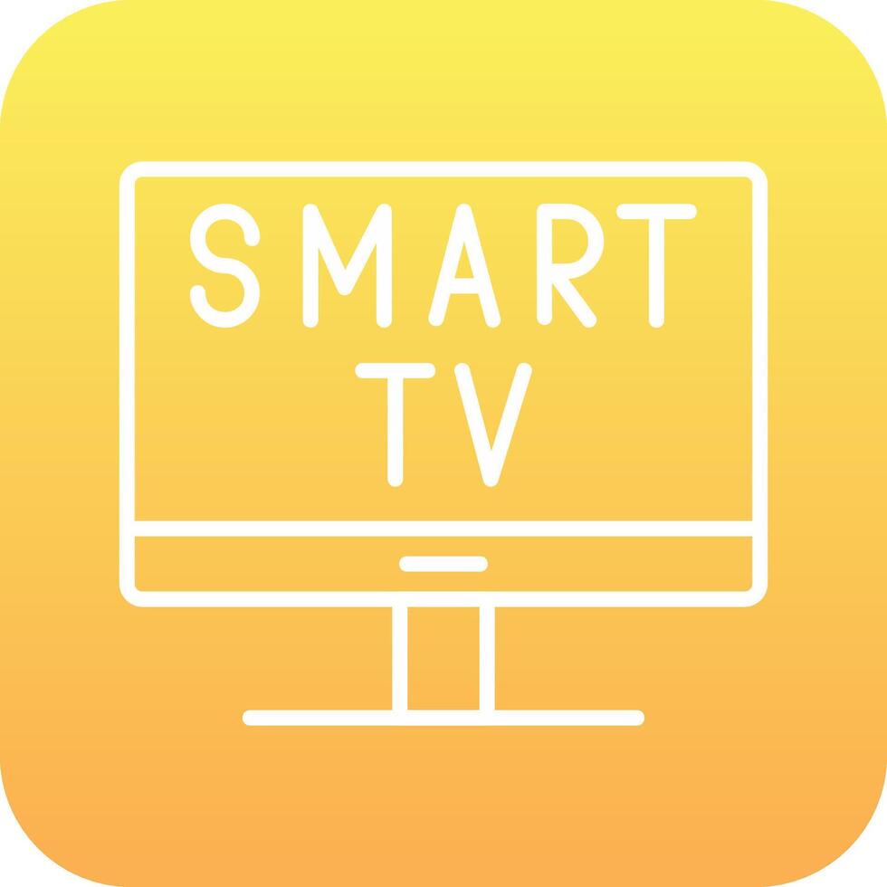 Smart Tv Vector Icon