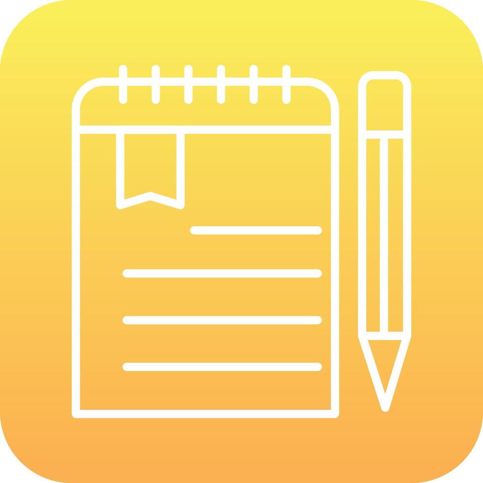 Note Book Vector Icon