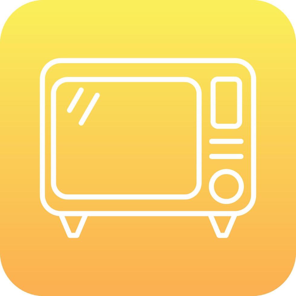 Old Tv Vector Icon