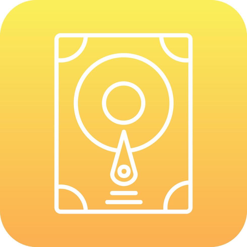 Hard Disk Vector Icon