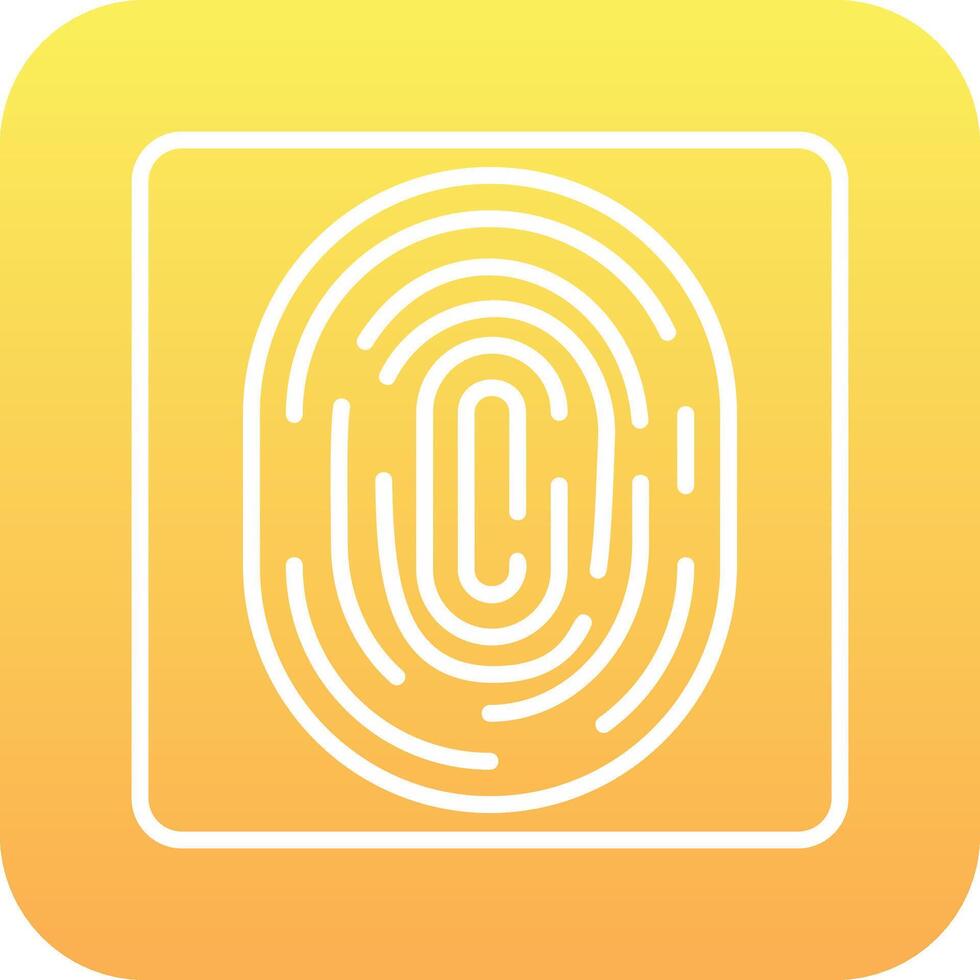 Fingerprint Vector Icon