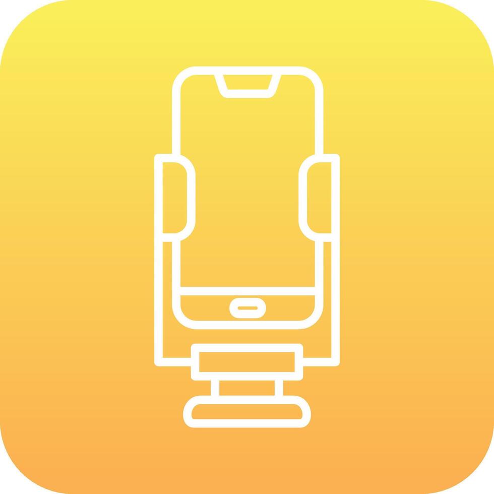 Smartphone Stand Vector Icon