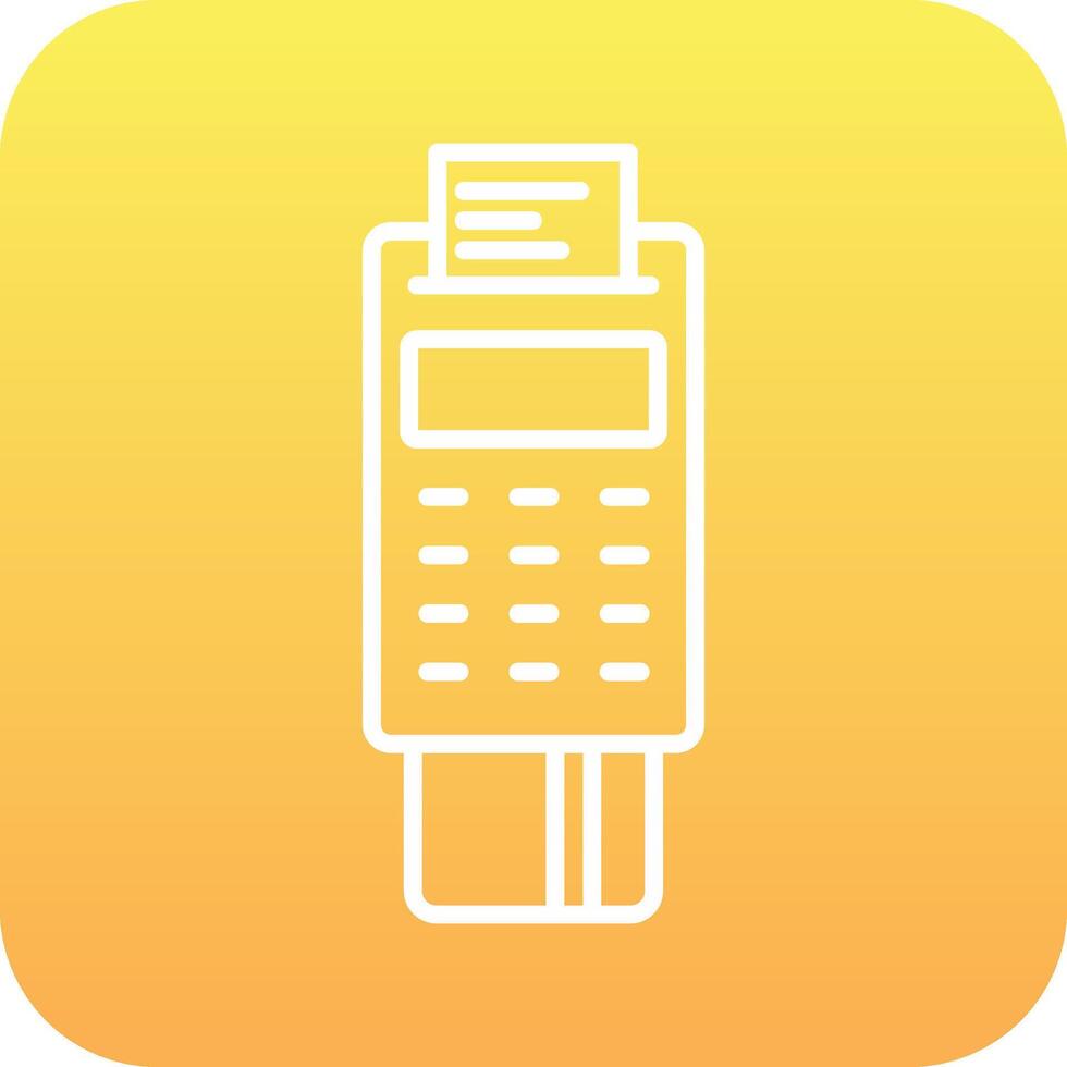 Pos Terminal Vector Icon