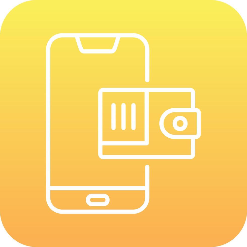 Mobile Wallet Vector Icon