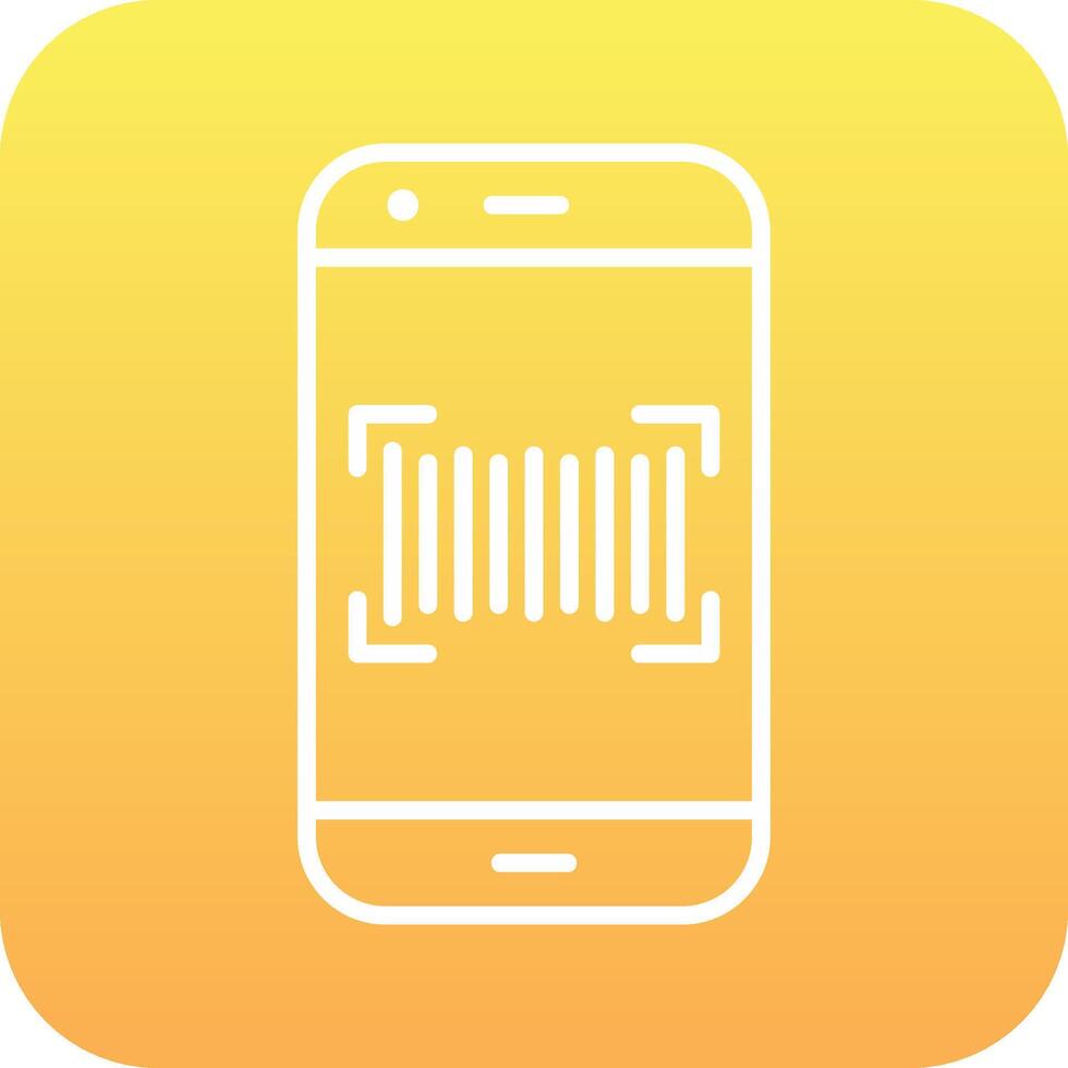 Phone Scanning Vector Icon