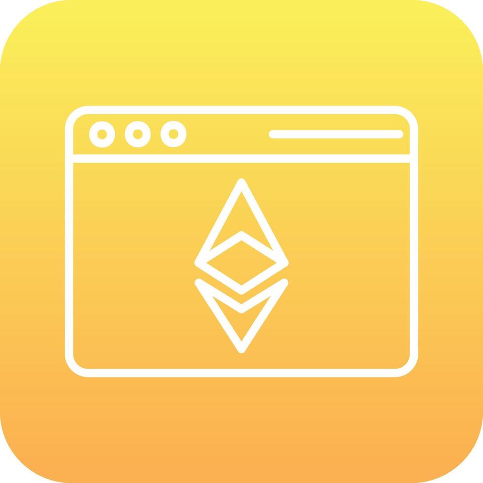 Ethereum Browser Vector Icon