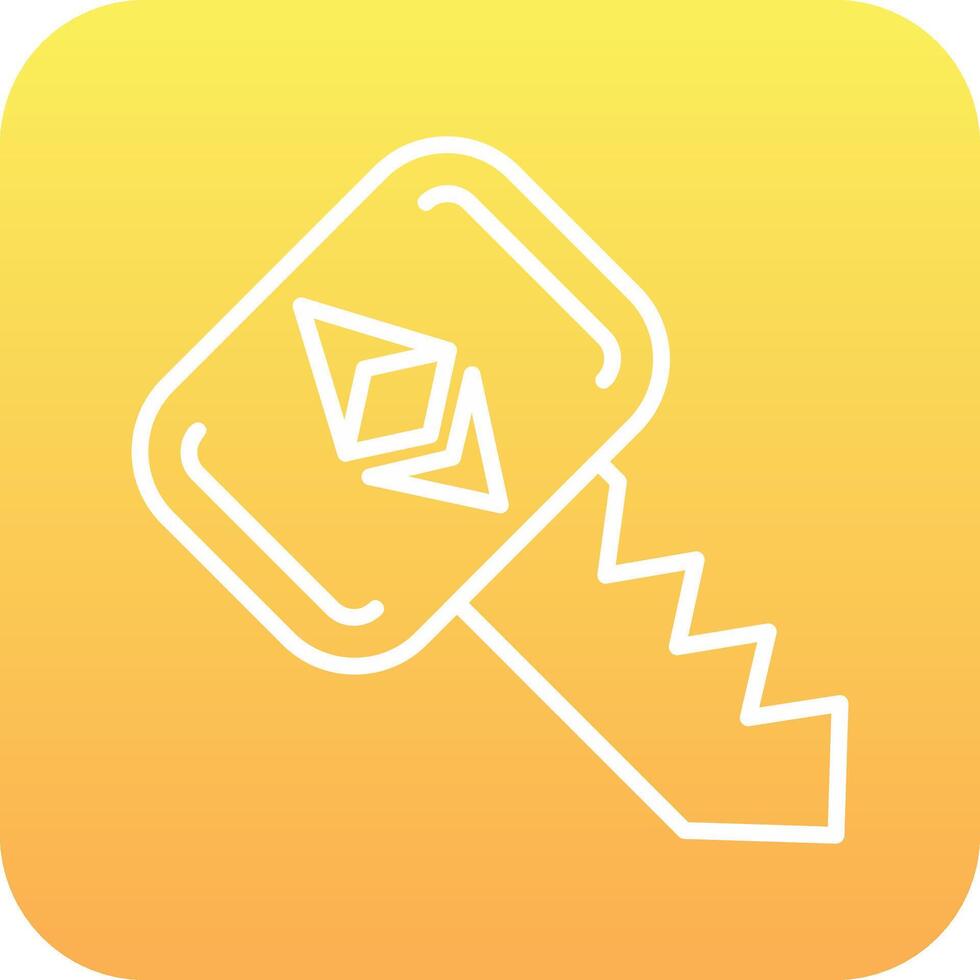 Ethereum Key Vector Icon