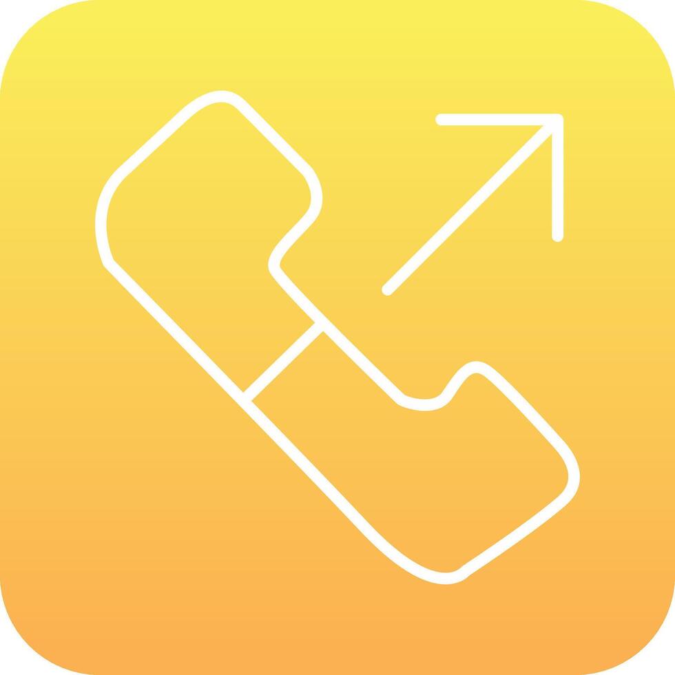 Outgoing Call Vector Icon