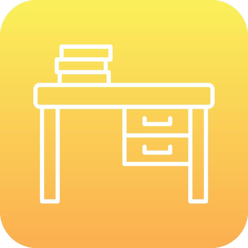 Work Desk Vector Icon