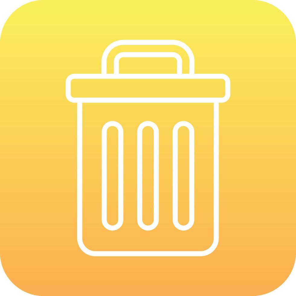 Trash Bin Vector Icon