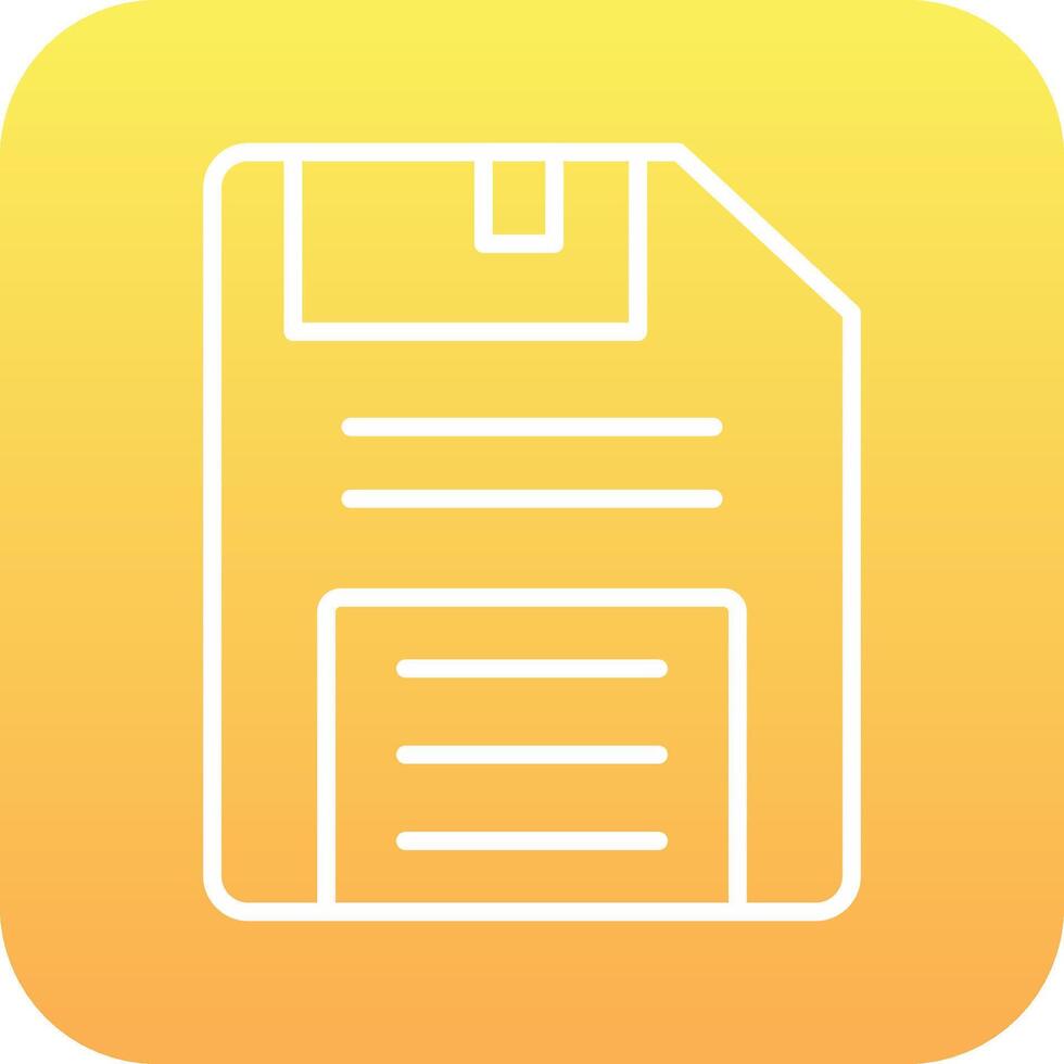 Floppy Disk Vector Icon