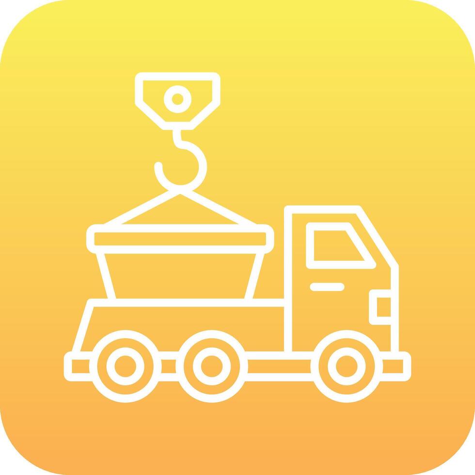Skip Truck Vector Icon