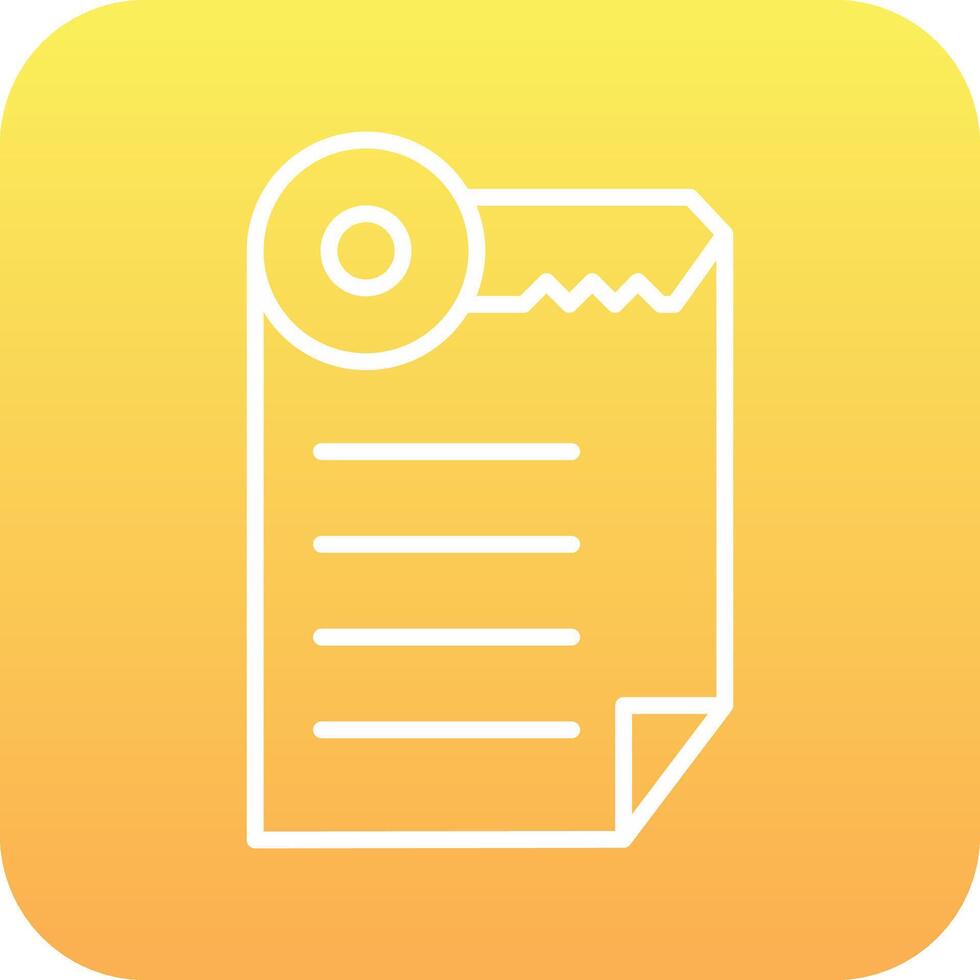 Keyword Notes Vector Icon