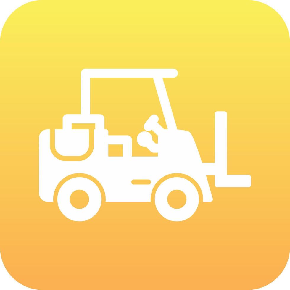 Forklift Vector Icon