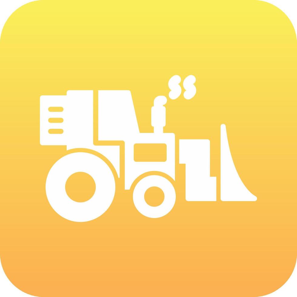 Bulldozer Vector Icon
