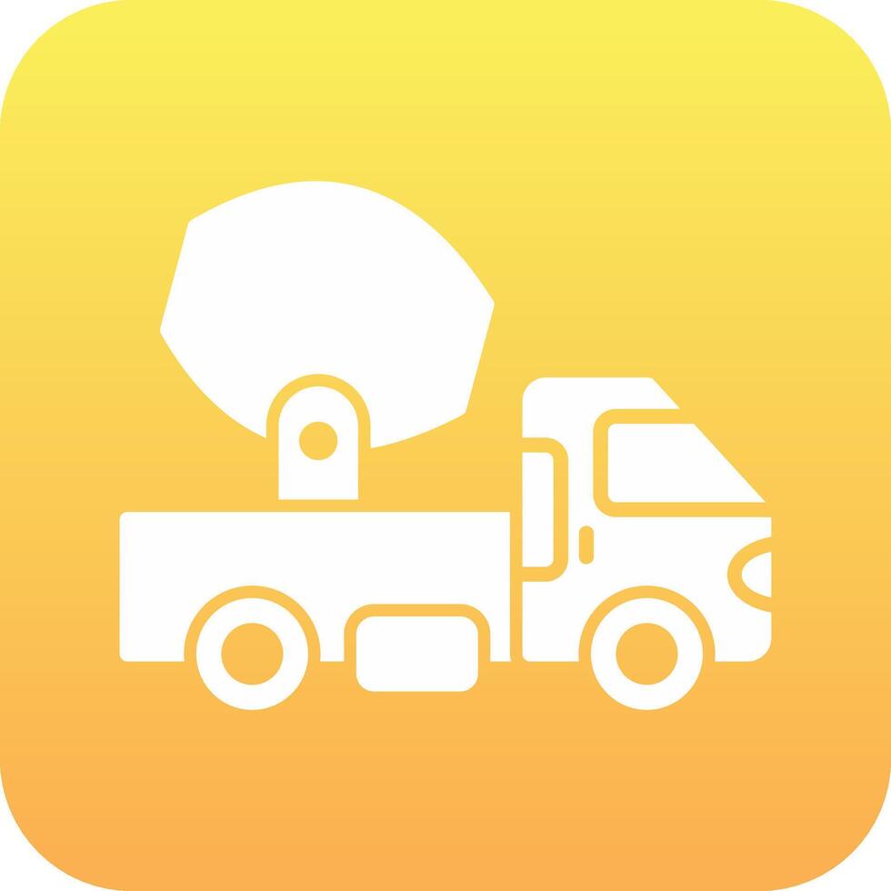 Cement Truck Vector Icon