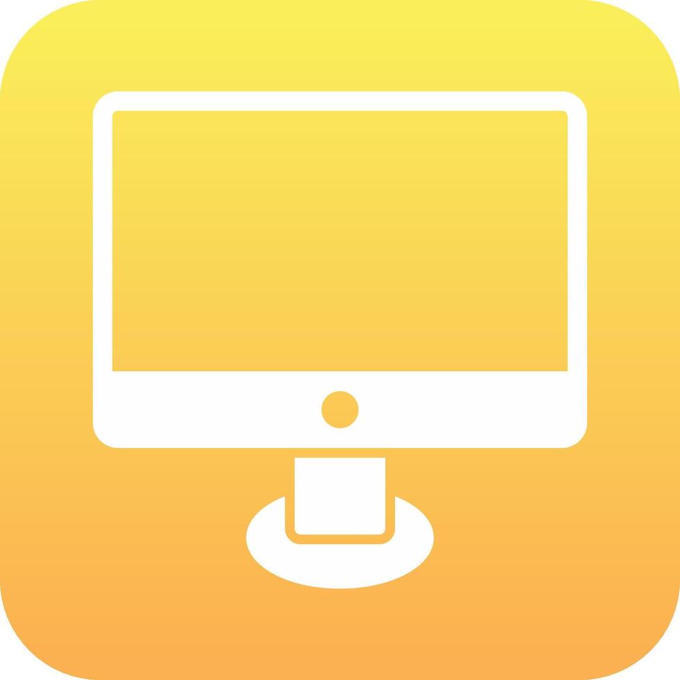 Moniter Screen Vector Icon