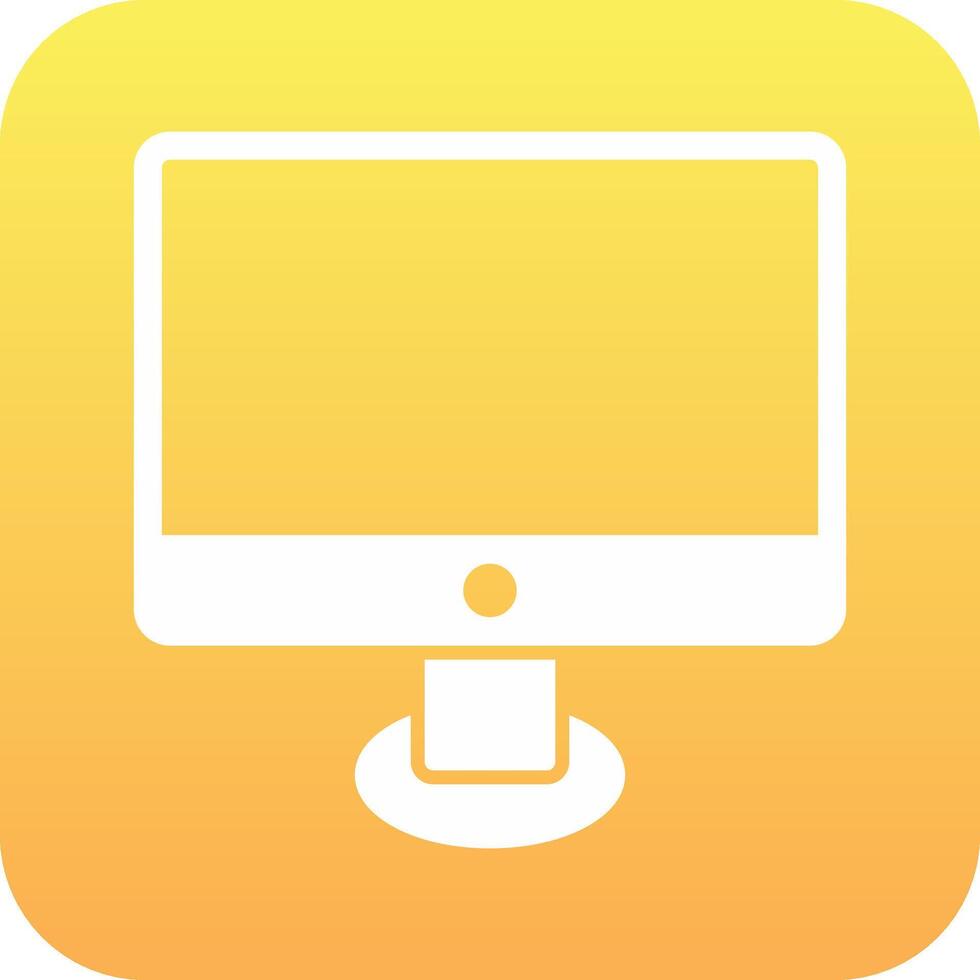 Moniter Screen Vector Icon