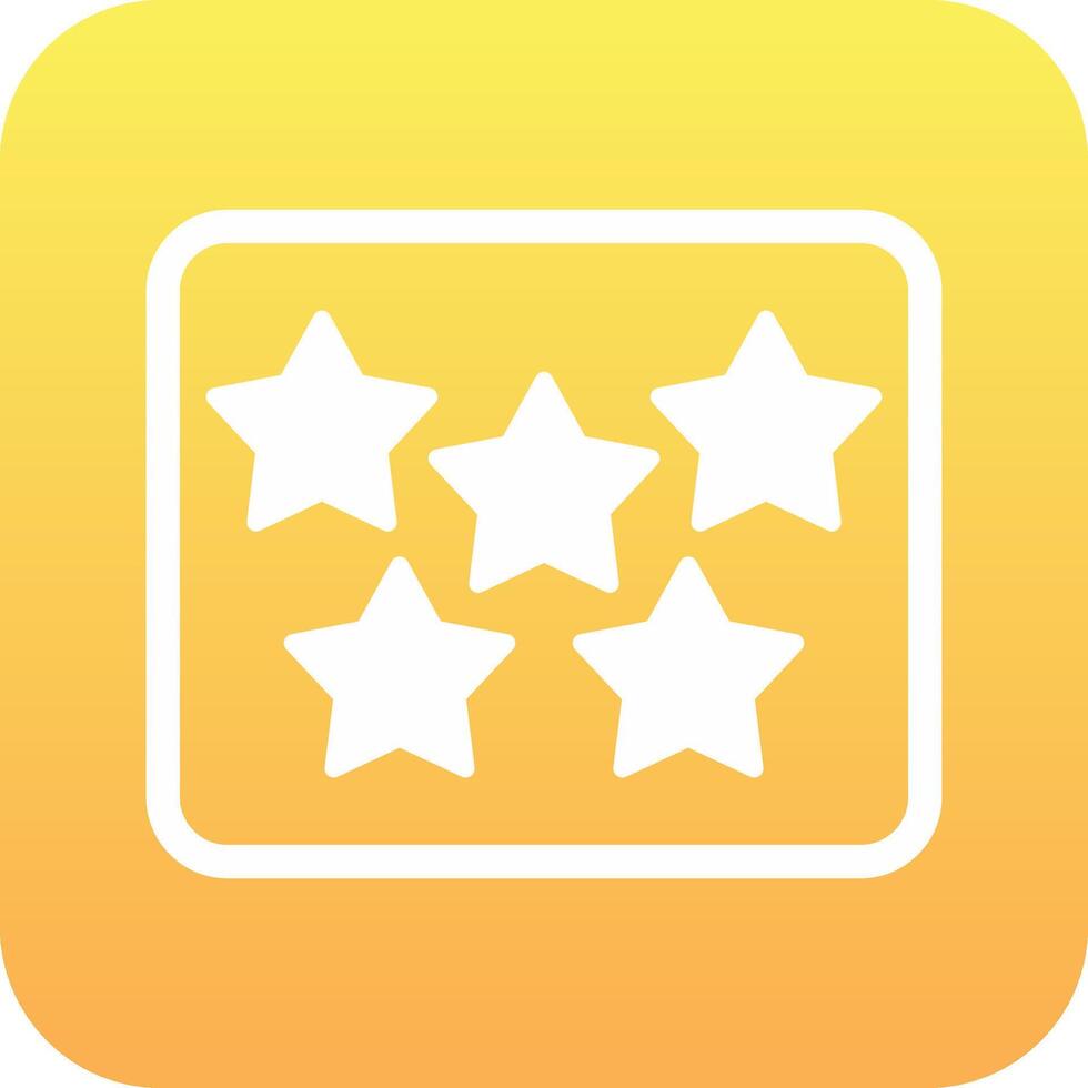 Five Star Vector Icon