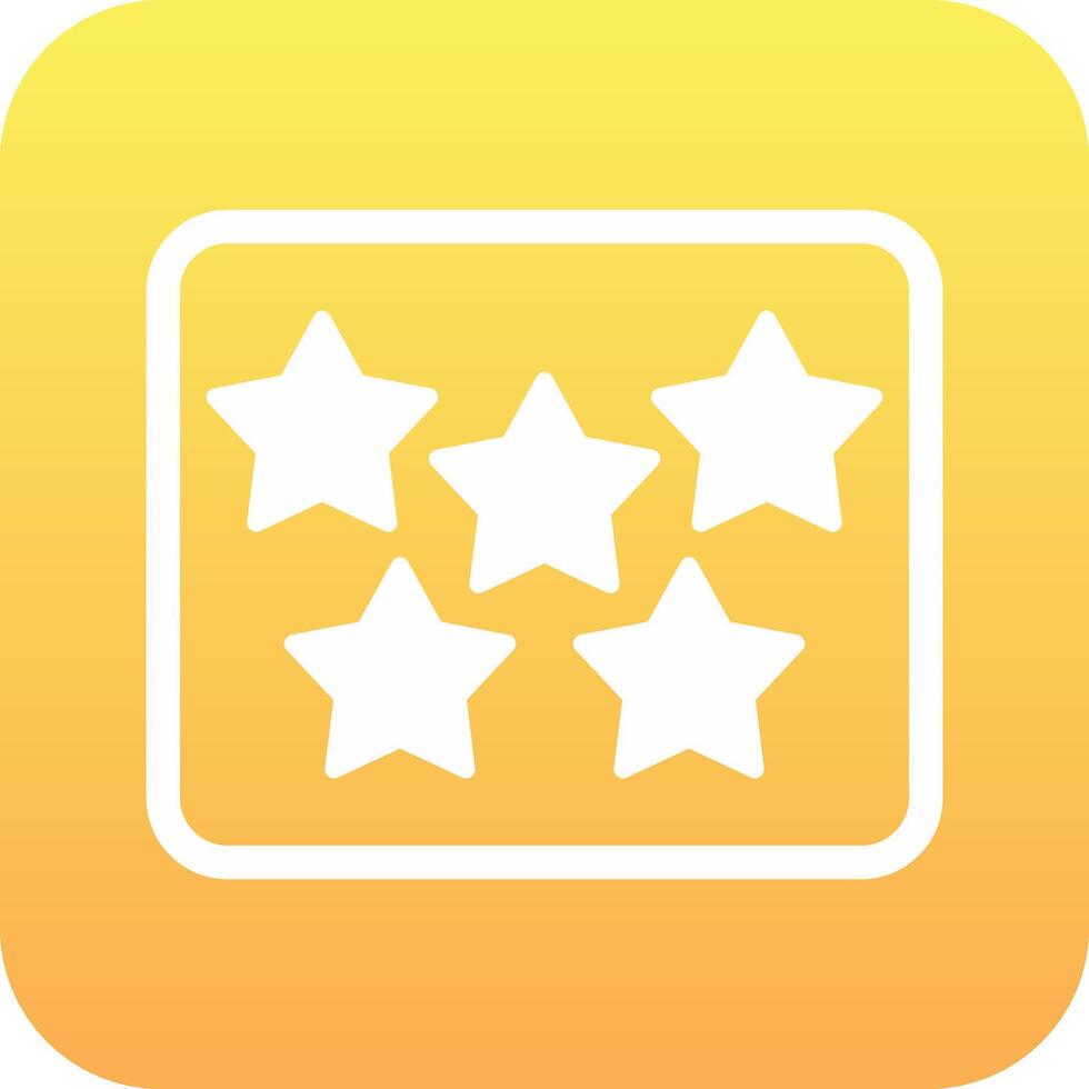 Five Star Vector Icon