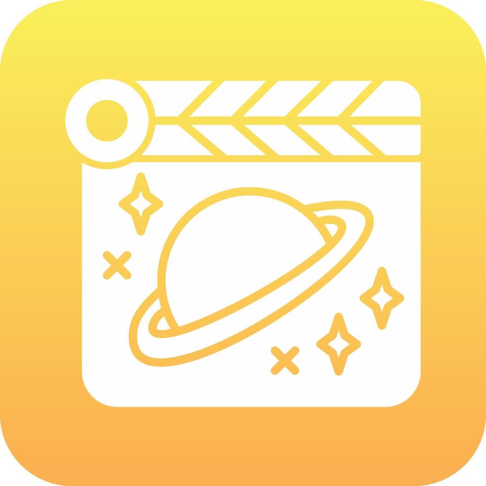 Space Film Vector Icon