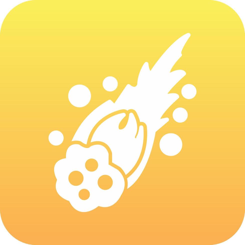 Meteor Vector Icon