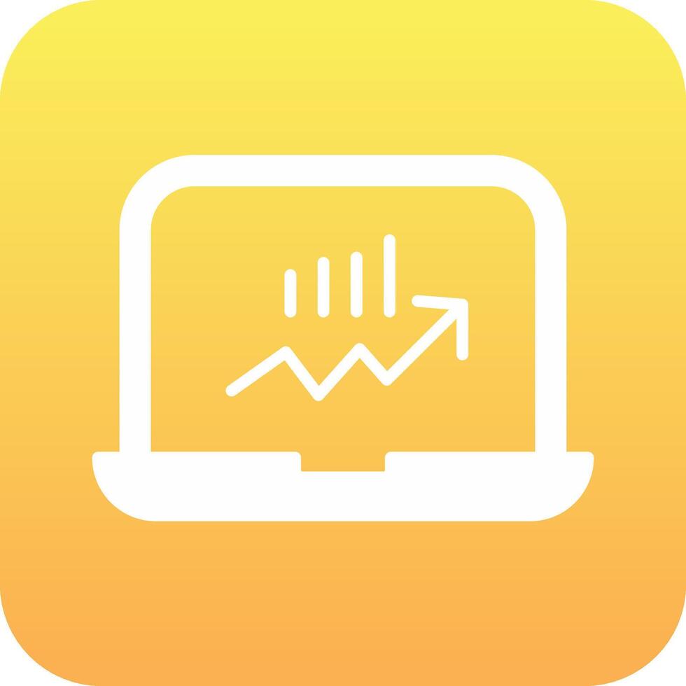 Stocks Monitoring Vector Icon