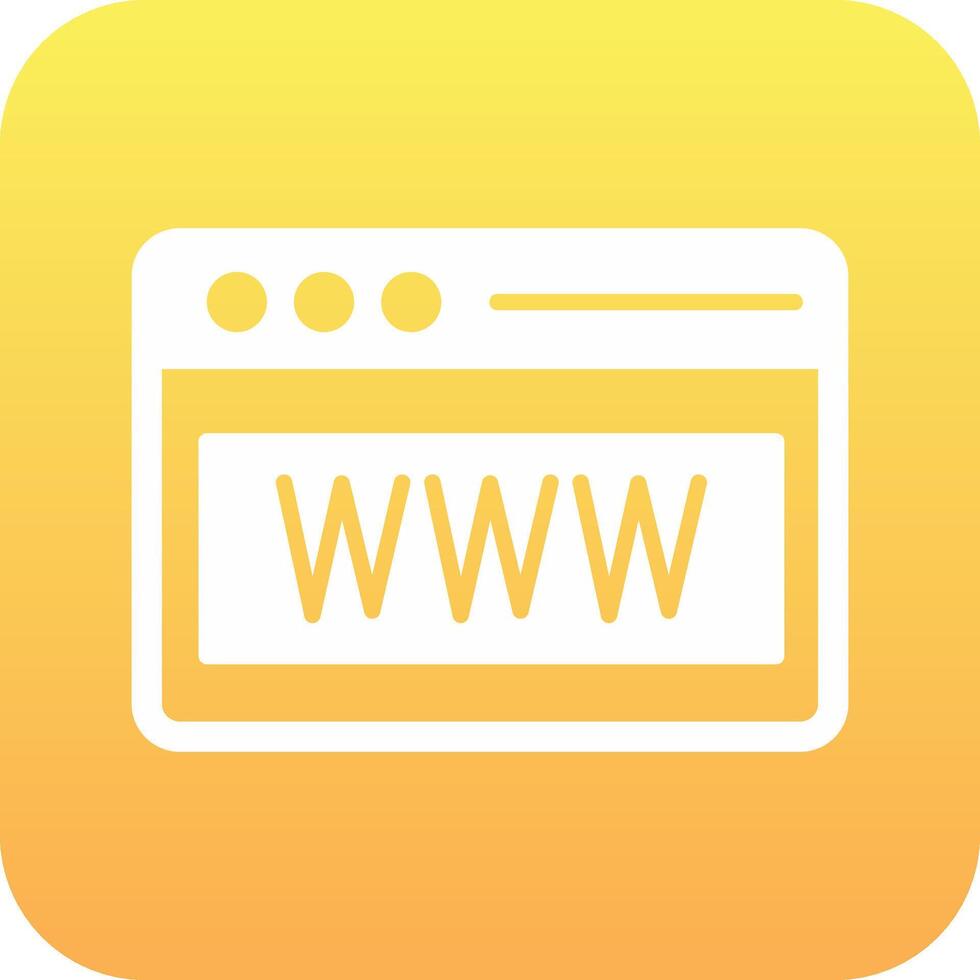 Web Browser Vector Icon