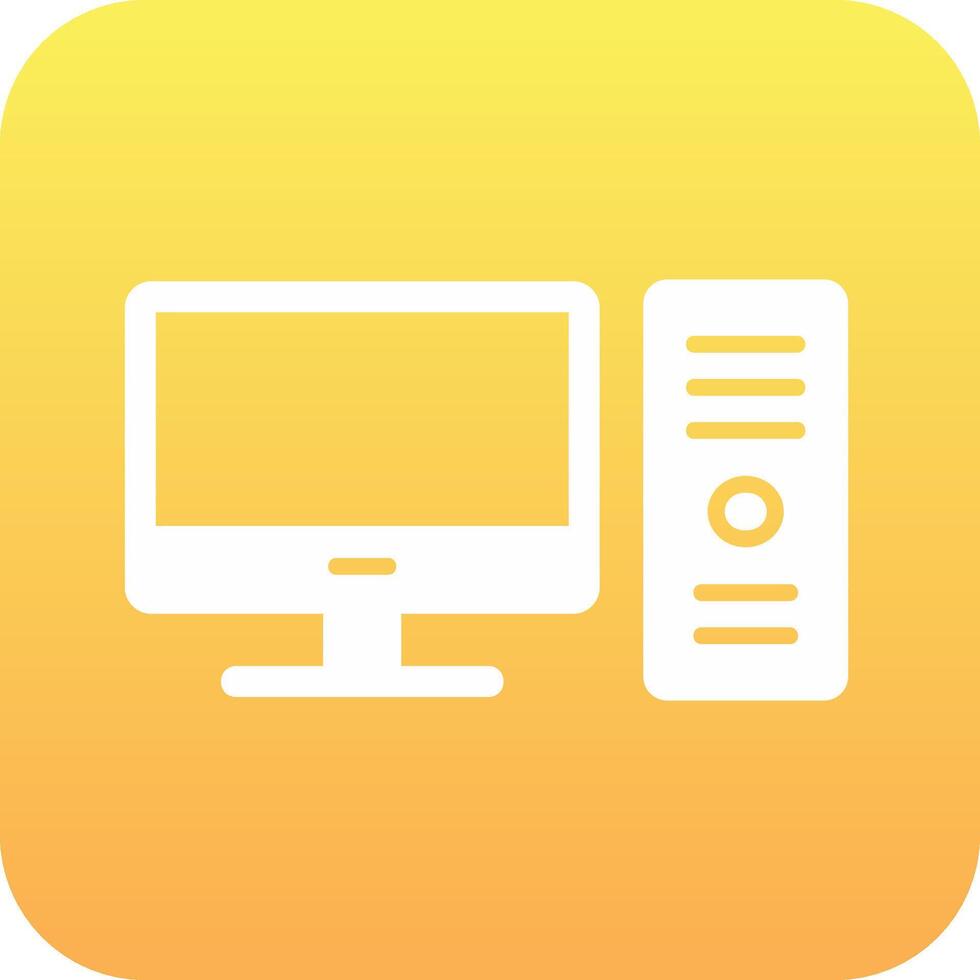 Computer Vector Icon