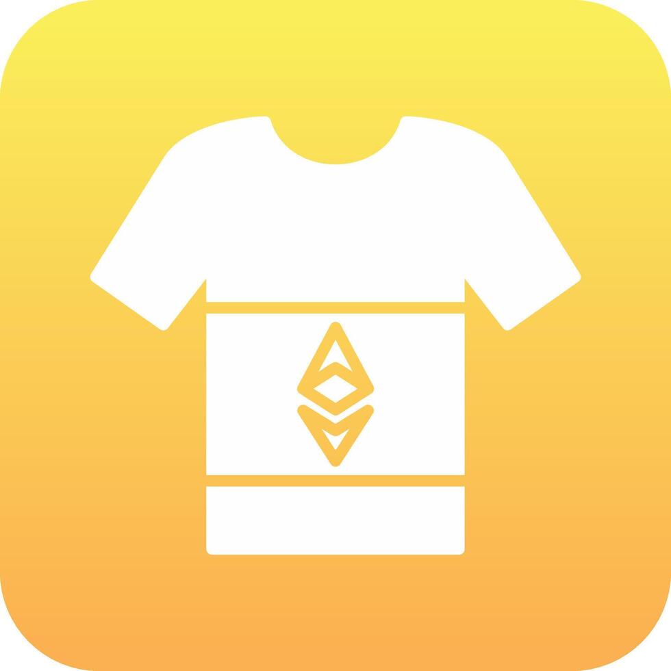 Ethereum Tshirt Vector Icon