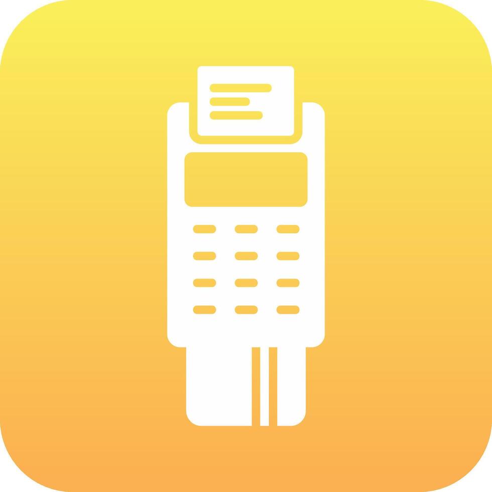 Pos Terminal Vector Icon
