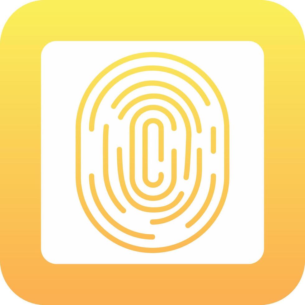 Fingerprint Vector Icon