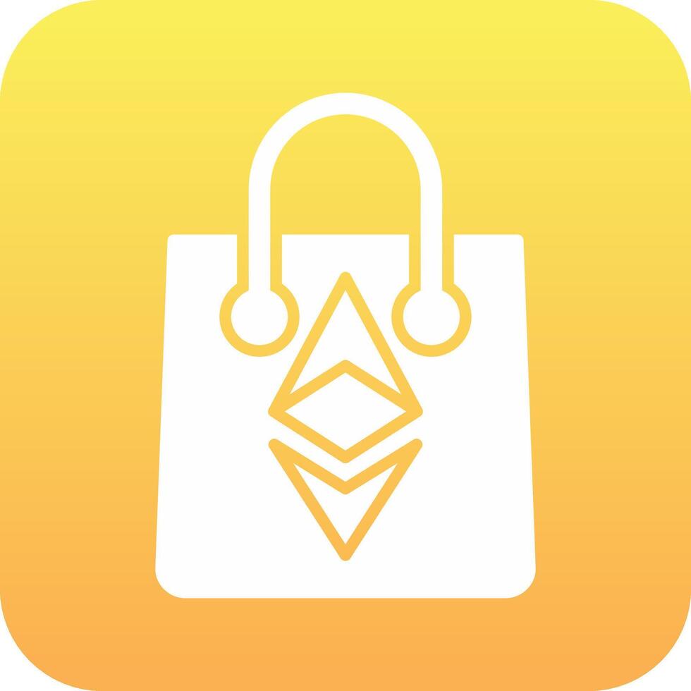 Ethereum Bag Vector Icon