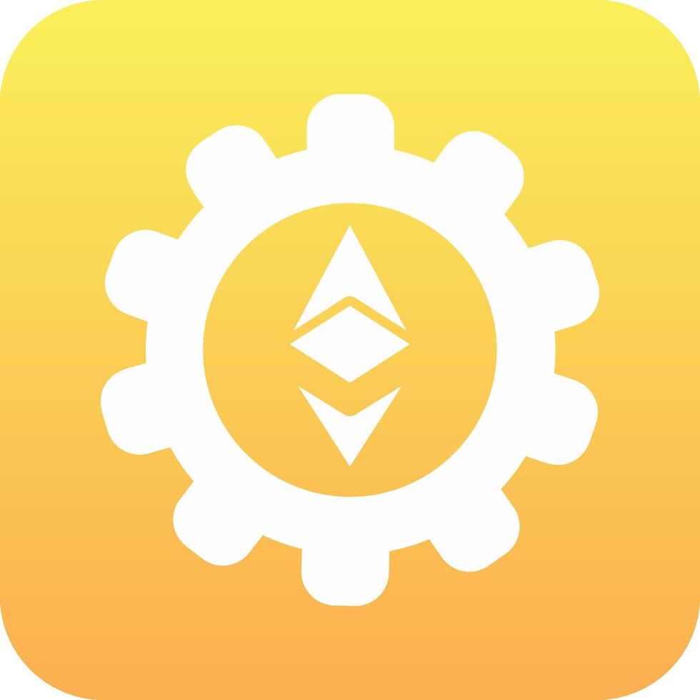Ethereum Setting Vector Icon