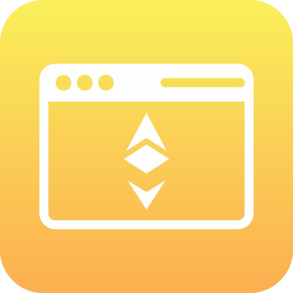 Ethereum Browser Vector Icon