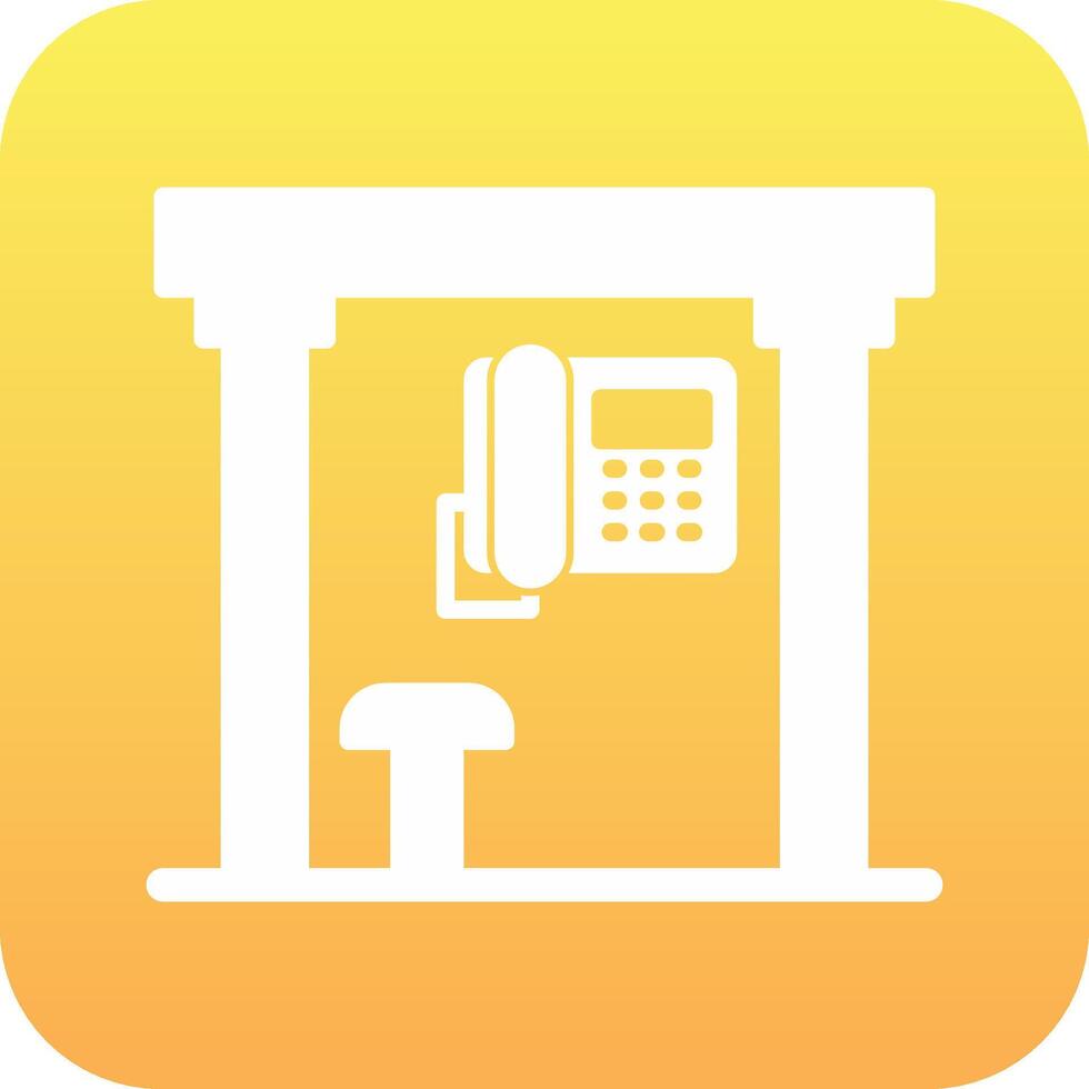 Telephone Box Vector Icon