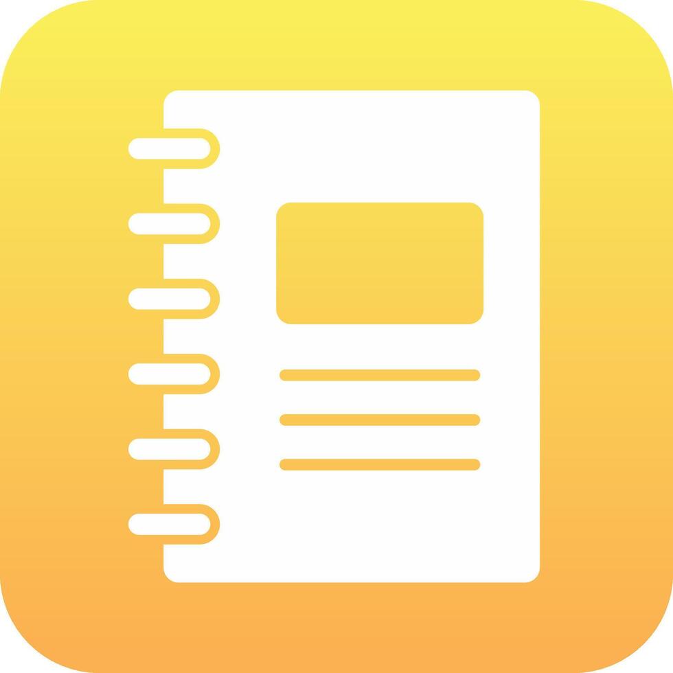 Notepad Vector Icon