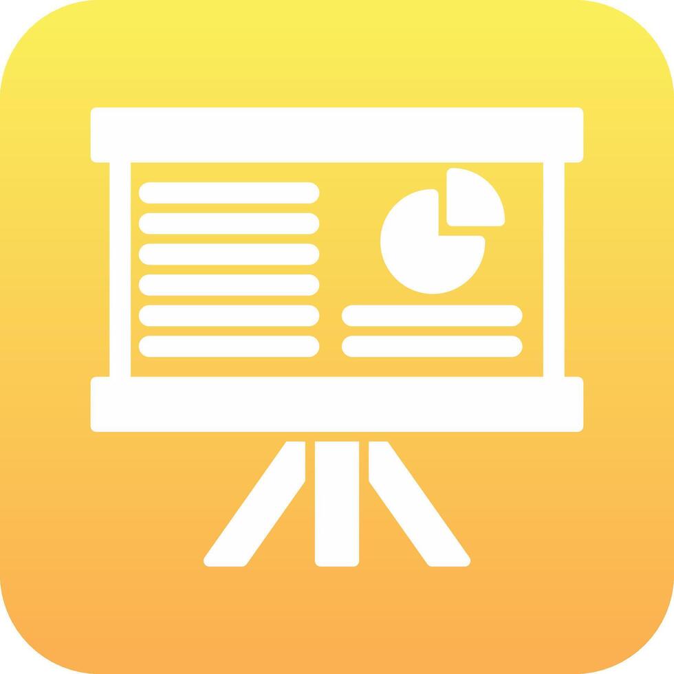 Work Presentation Vector Icon