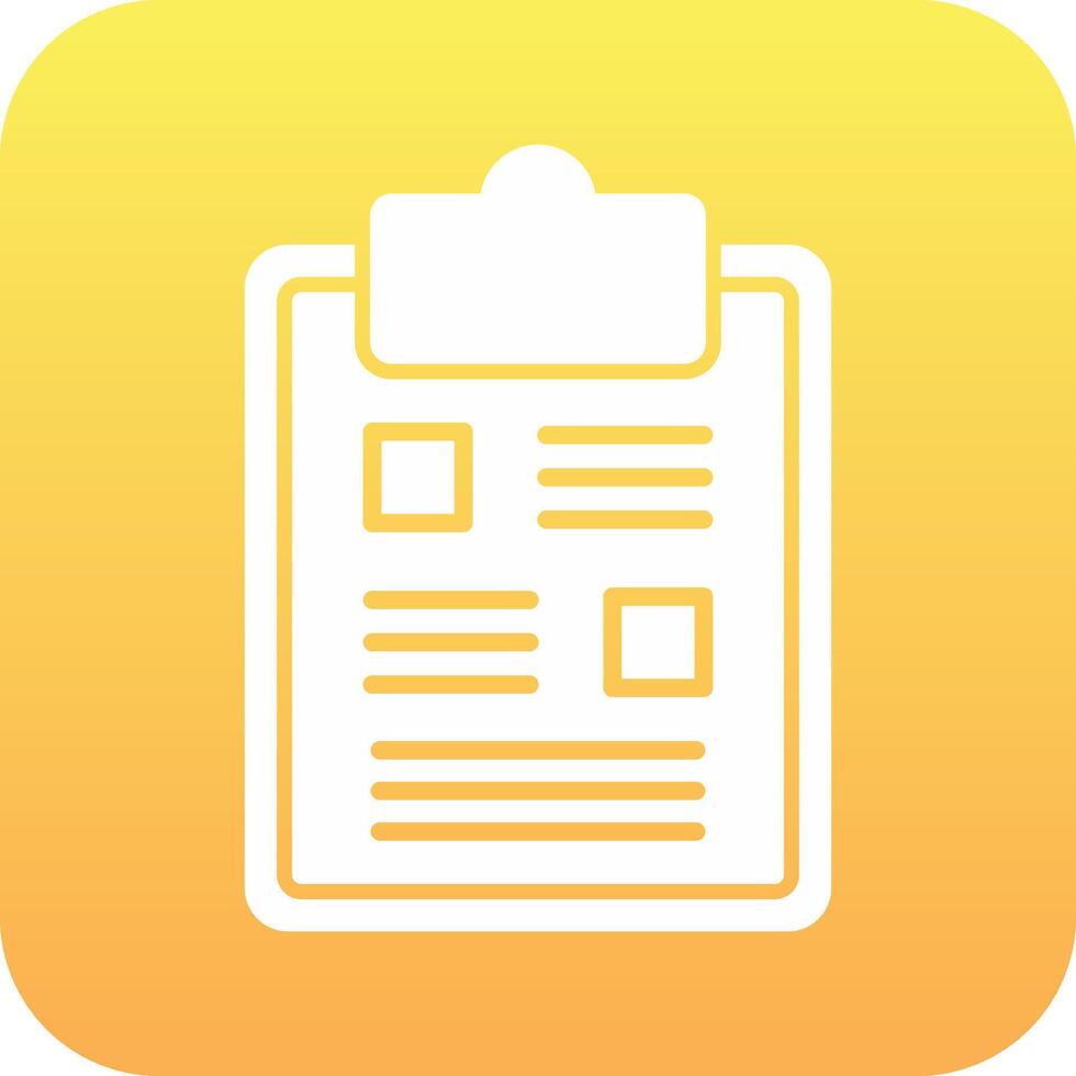 Clipboard Vector Icon