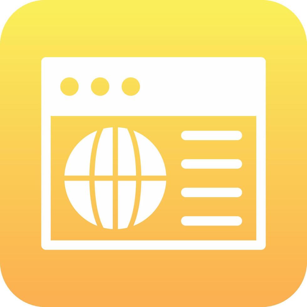 Website Vector Icon