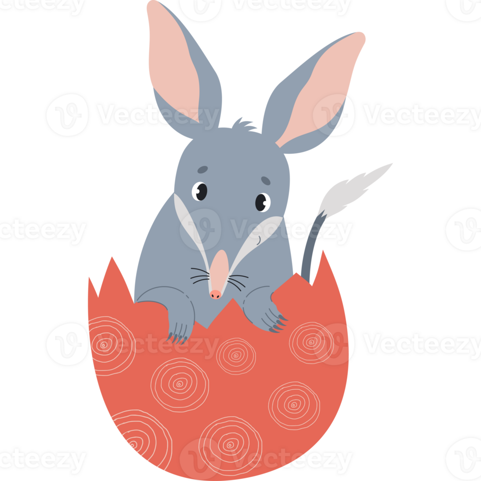 bilby in Easter egg png
