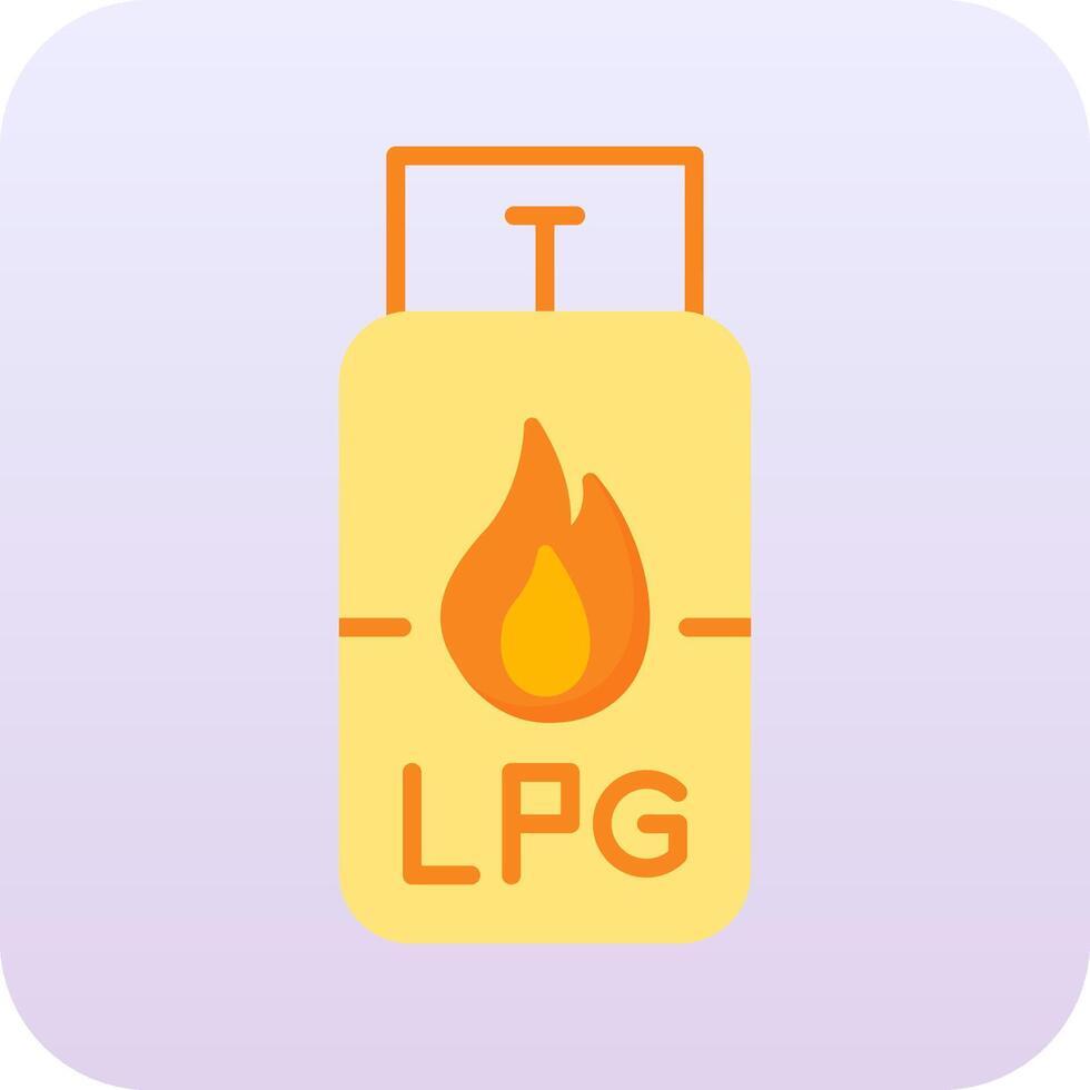 Gas Cylinder Vector Icon