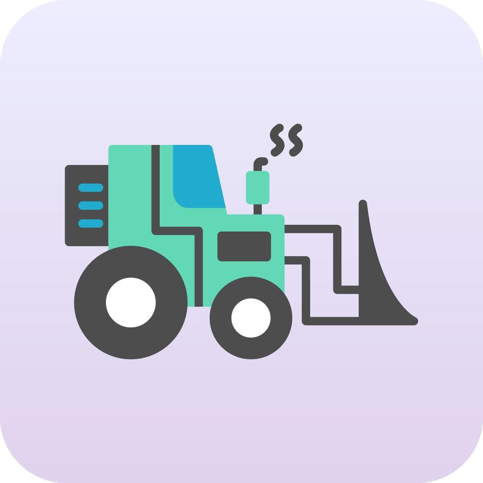 Bulldozer Vector Icon