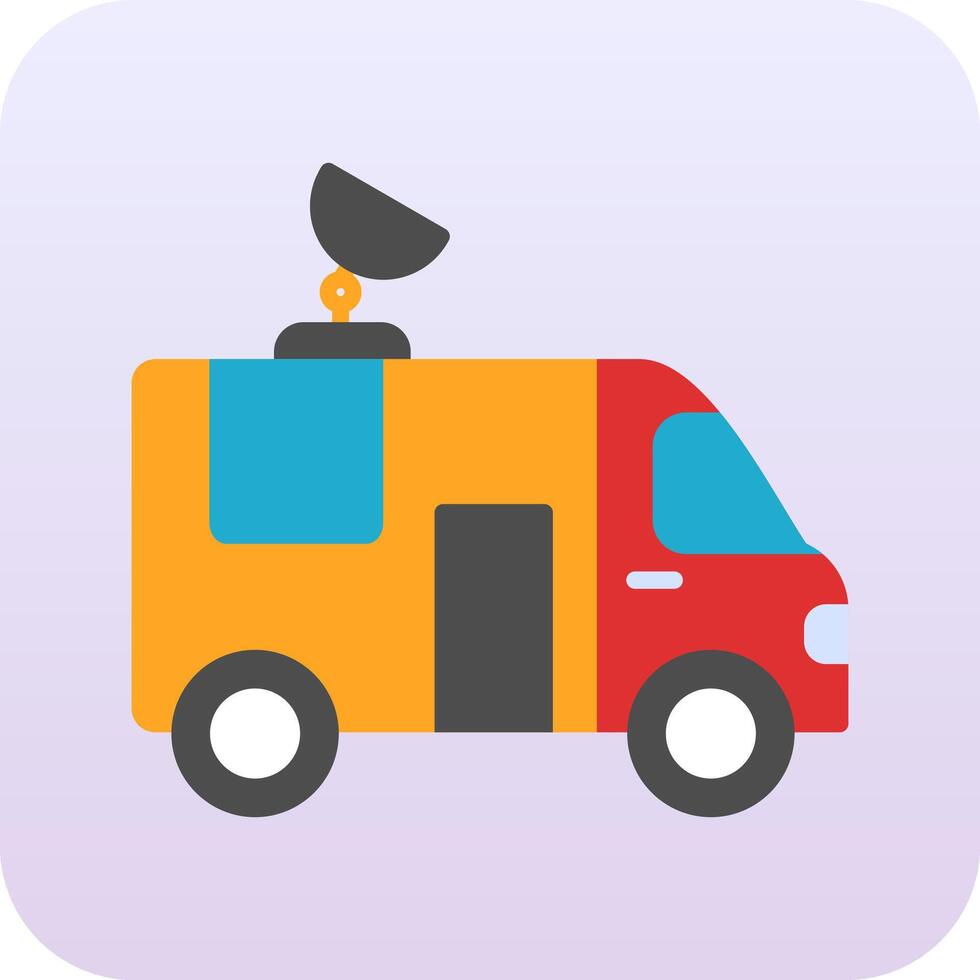 News Van Vector Icon