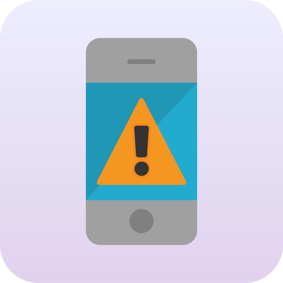Mobile Alert Vector Icon